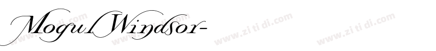 Mogul Windsor字体转换